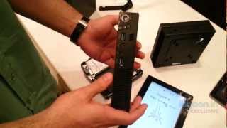 Lenovo Thinkcentre M92p Tiny  1 Litre full Desktop Core i5 Hands on at Launch in India  iGYaan [upl. by Ardnosal763]