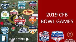 College Football Bowl Games 201920 Schedule Matchups Dates Times And Locations [upl. by Miriam]