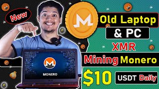 10 Daily XMR🚀  Crypto Mining Using A LaptopPC App Proof 🤑  Monero Mining CPU Setup 2023 😍 [upl. by Malvina77]