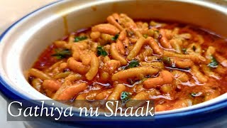 Gujarati Fafda Gathiya Recipe  Famous Gujarati Fafda Gathiya Village Food [upl. by Ahsinit762]