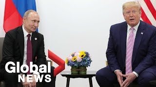 Trump tells Putin at G20 summit Dont meddle in US elections [upl. by Holman]