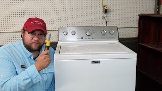 Maytag Centennial Washer Error Codes and Reset  How to Find amp Fix Maytag Centennial Washer Problems [upl. by Aihsein38]