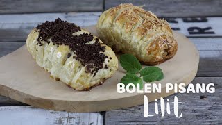 BOLEN PISANG LILIT dengan homemade puff pastry [upl. by Asia]