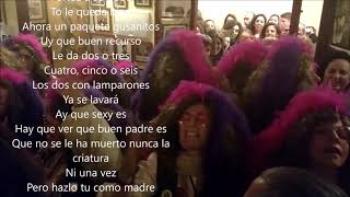 LAS JUANIS JOPLIN THE MAMAS amp THE PAPAS ALIÑAS con letra CADIWOMAN CARNAVAL CADIZ 2020 [upl. by Rostand]