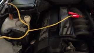 HOW TO JUMPSTART A CAR BATTERY FROM 9703 BMW 5 SERIES E39 528I 525I 530I 540I M5 [upl. by Marston]