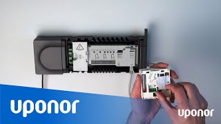 Installationsvideo Uponor Smatrix institutionstermostater [upl. by Tcideneb]