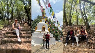 Hike to Jamacho gumba  Shivapuri Nagarjun National Park  Short hike around Kathmandu [upl. by Kirstin769]