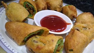 Kathiyawadi stuffed mirchi bajji recipe  mirchi pakoda kashmiras Rasoi 🧆 [upl. by Kcired]