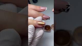 Nailart Chrome naildesign views nails live ytshorts [upl. by Aneleve]