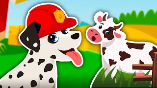 Animal Sound Songs  Learn the Sounds Spotted Animals Make  Kids Learning Videos [upl. by Masao]