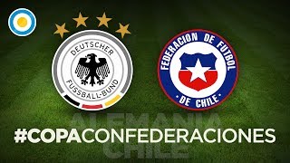 Resumen primer tiempo  Alemania 1  1 Chile  CopaConfederaciones [upl. by Sueahccaz]