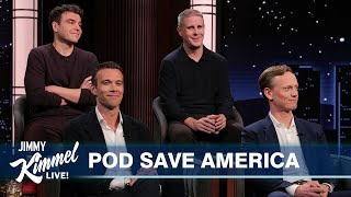 Pod Save America Hosts on Trump Winning the Election Kamala Conceding amp PostPandemic Inflation [upl. by Lennod]