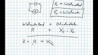 Scheinwiderstand Impedanz Z von Kondensatoren und Spulen [upl. by Ferne]