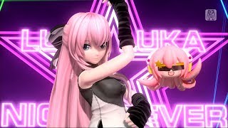 1080P Full風 Luka Luka★Night Fever ルカルカ★ナイトフィーバー 巡音ルカ Project DIVA English lyrics romaji subtitles [upl. by Ahders]