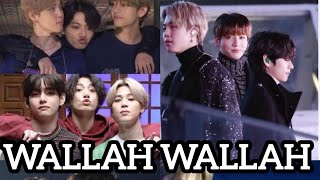 Wallah Wallah song Tees maar Khan  Vminkook  fmv [upl. by Normalie]