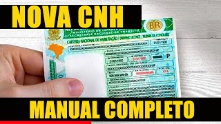 NOVA CNH MANUAL COMPLETO Perguntas e Respostas e veja como será novo modelo da habilitação [upl. by Basil]