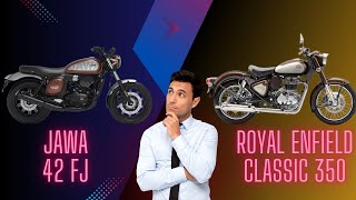 Jawa 42 FJ vs Royal Enfield Classic 350  Ultimate Cruiser Comparison  Best Bike for Youquot jawa [upl. by Aimat]