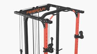 FEIERDUN Power Rack FLA01 Assembly Instructions Video [upl. by Mariel]