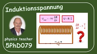 Physik 5PhD079 Induzierte Spannung [upl. by Mano]