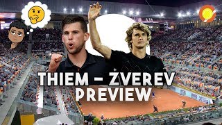 ALEXANDER ZVEREV vs DOMINIC THIEM  Preview ATP Madrid 2018 [upl. by Roter]