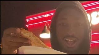 David dobrik pizza mukbang irl stream [upl. by Dreddy]