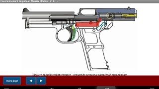 Le pistolet Mauser modèle 1914 expliqué  Application Android  HLebookscom [upl. by Nonnaer221]