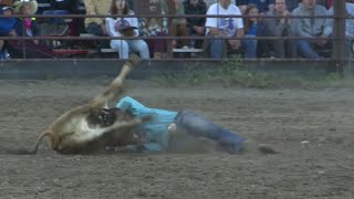 HIGLIGHTS 100th Livingston Roundup Rodeo [upl. by Ahsinuq]