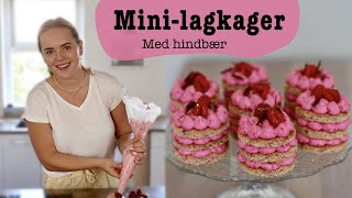 Minilagkager med hindbærmousse [upl. by Ehcadroj]