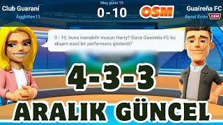 OSM 2024 GÜNCEL 433 KAZANAN TAKTİK  ONLİNE SOCCER MANAGER [upl. by Arraeic184]