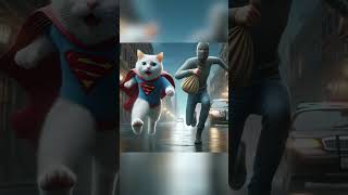 Cat Hero Adventures  SuperHero Meow vs The Sneaky Thief  Episode 2 cat aicat avengers shorts [upl. by Aicirt]