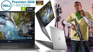 Dell Precision 5540 Nvidia Quadro T1000 Full Review and tested on GTA V [upl. by Adiell]