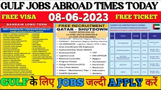 Urgently Requirement For Reputed Company In Qatar Gulf Job Vacancy 2023 Dubai Job Vacancy 2023 [upl. by Nnyltak651]