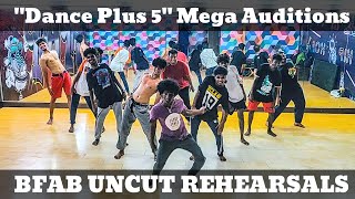 quotDance plus 5quot MEGA AUDITIONS  BFAB uncut rehearsals  Chand Sifarish [upl. by Cornish]