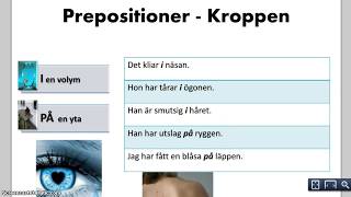 Prepositioner kroppen [upl. by Reifel]