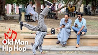 Old Man Break Dancing Hip Hop Prank  Funny Reactions [upl. by Lynnelle]