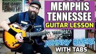 Memphis Johnny Rivers  Guitar Lesson  intro solo chords wtabs [upl. by Cleti460]