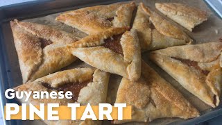 How to make Guyanese Pine Tart  Pastry recipe  Guyanese pastry [upl. by Notneiuq]