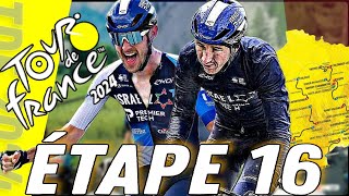 TOUR DE FRANCE 2024  ÉTAPE 16  GRUISSAN ➡️ NÎMES [upl. by Sral96]