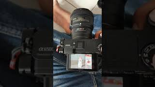 Autofocus viltrox Nf E1 nikon to sony a6500 focus mode AFC [upl. by Annairdna]