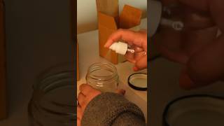 Cleaning Candle Jars candlemakingbusiness candlemakingathome aesthetic easydiy diycandles [upl. by Noillid]