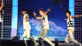 HOT 100808 Taemin  Lucifer perf  Youngkwang Beach concert [upl. by Euphemiah]