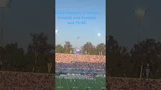 I went to the ucla football game yesterday and they lost [upl. by Aihseyt]