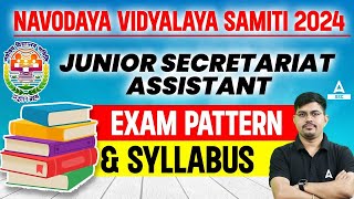 NVS Non Teaching Recruitment 2024 Syllabus and Exam Pattern  NVS Non Teaching Recruitment 2024 [upl. by Eyeleen910]