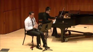 George Gershwin Three Preludes Transcribed for Clarinet and Piano [upl. by Naig]