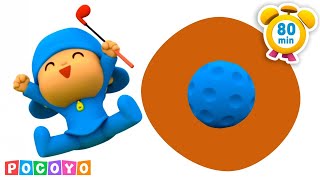 ⛳️ Haz ejercicio y juega con Pocoyó ¡Hoyo en Uno  Pocoyo 🇪🇸 Español  Dibujos animados [upl. by Aenotna]