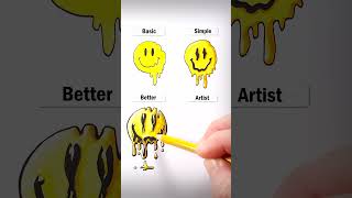 Draw Smiley Faces art drawing shorts smiley face howtodraw easydraw [upl. by Hayott393]