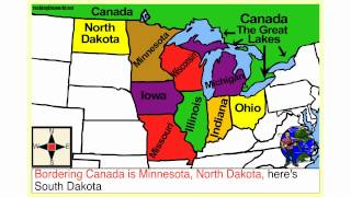 Midwestern United States Geography Song amp Video Rocking the World [upl. by Karoline]