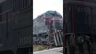 asi nos sorprendió mucho una locomotora de ferromex en esquema ferrococa la número 11120 ferromex [upl. by Heisser]