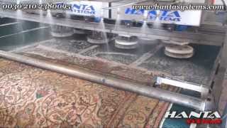 Handmade oriental rug washing and wringing [upl. by Sumer548]