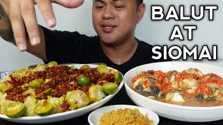 SUPER SPICY BALUT  PORK SIOMAI  PHILIPPINES STREETFOOD  MUKBANG PHILIPPINES [upl. by Akeirahs]